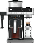 Ekspres do kawy Ninja Prestige CFN802EU 2 w 1 na kawę mieloną i w kapsułkach, ze zintegrowanym spieniaczem, do przygotowywania kaw latte, kaw mrożonych i flat white, kolor czarny