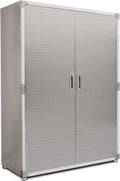 Seville Classics UHD16238 Mega szafka, 121,9 x 60,9 x 182,9 cm, metalowa, malowana proszkowo, szara