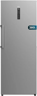 Cecotec Zamrażarka pionowa 380L Bolero CoolMarket UF 380 inox D. 1950W, silnik Inverter Plus, niskie zużycie energii, Total No Frost, wyświetlacz w drzwiach, możliwość przekształcenia w lodówkę, Multi Airflow
