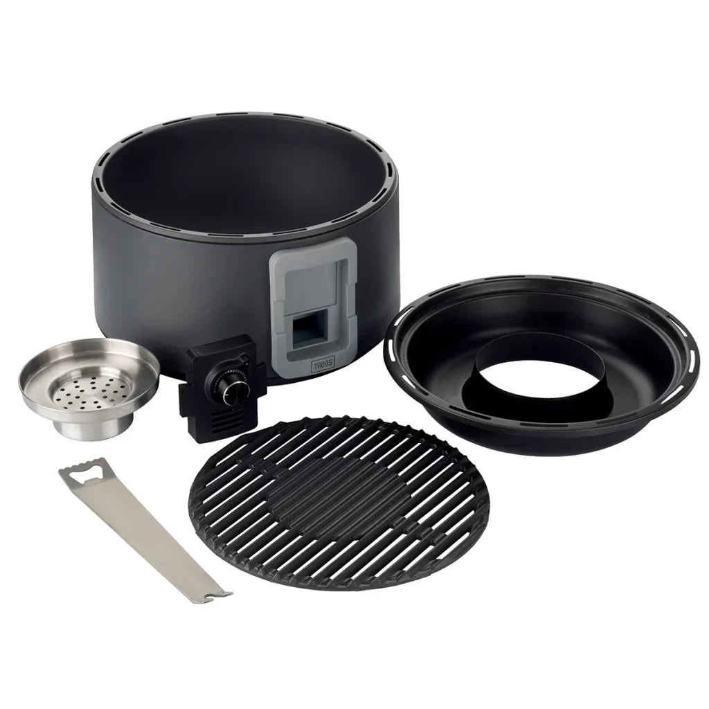 Grill Węglowy Przenośny Czarny 35 cm 99335 Trebs