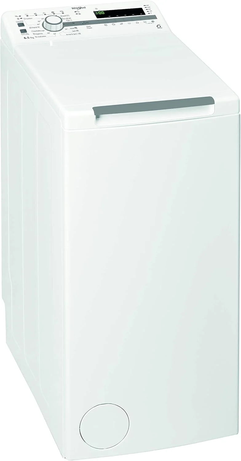 Whirlpool - Pralka ładowana od góry 6,5 kg TDLR 65230SS EU/N biała, 1200 obr./min, technologia 6. Zmysł i FreshCare, silnik uniwersalny, klasa energetyczna D