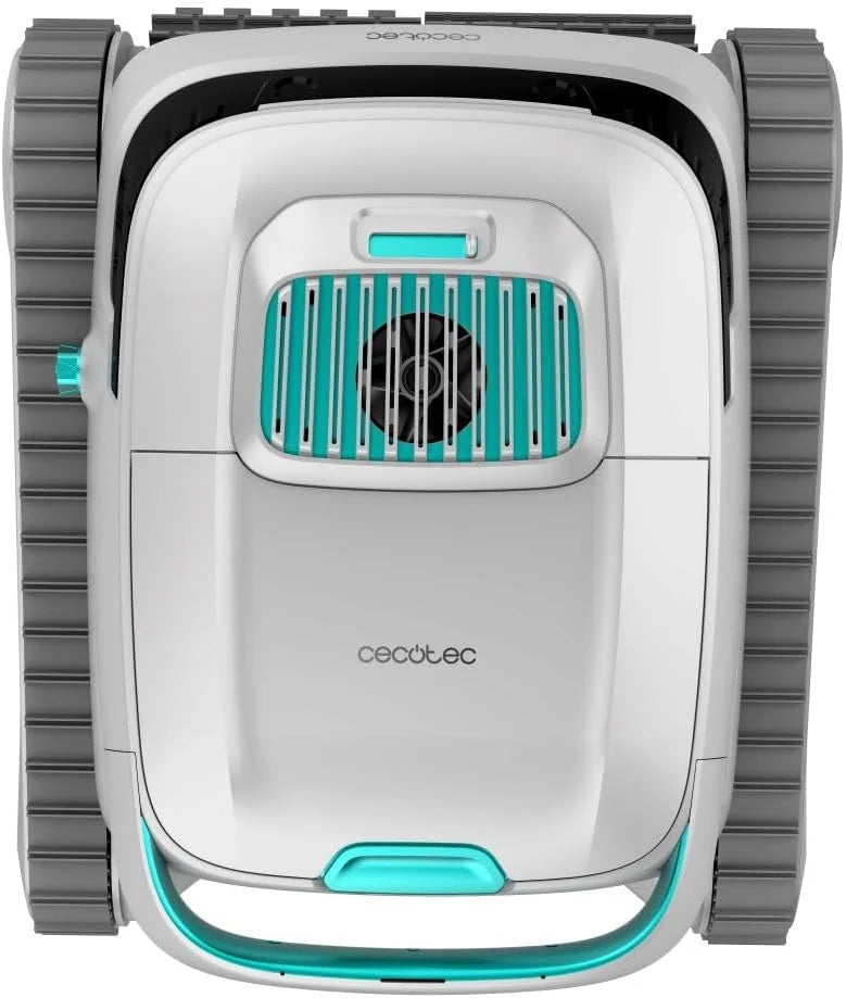 Robot do czyszczenia basenów Cecotec do dna, ścian i linii wodnej Conga Pooldroid 5000 TotalClean Pearl. Powierzchnia 100m2, maks. nachylenie 90º, czyszczenie uporządkowane, autonomia 100min, pojemność 4L