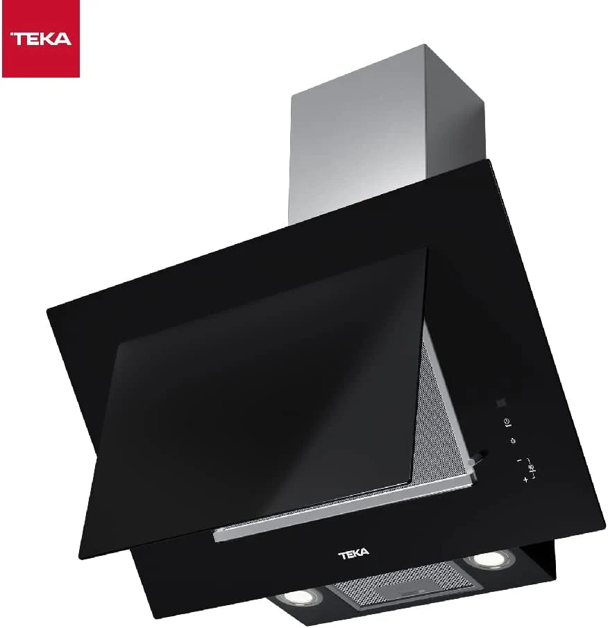 TEKA Okap Kominowy 70 cm, Podwójny Silnik EcoPower, Pochłanianie Obwodowe, 3+1 Prędkości Fresh Air, Wydajność 98m3, Hałas 61dB, 2x LED DVT 78660 TBS