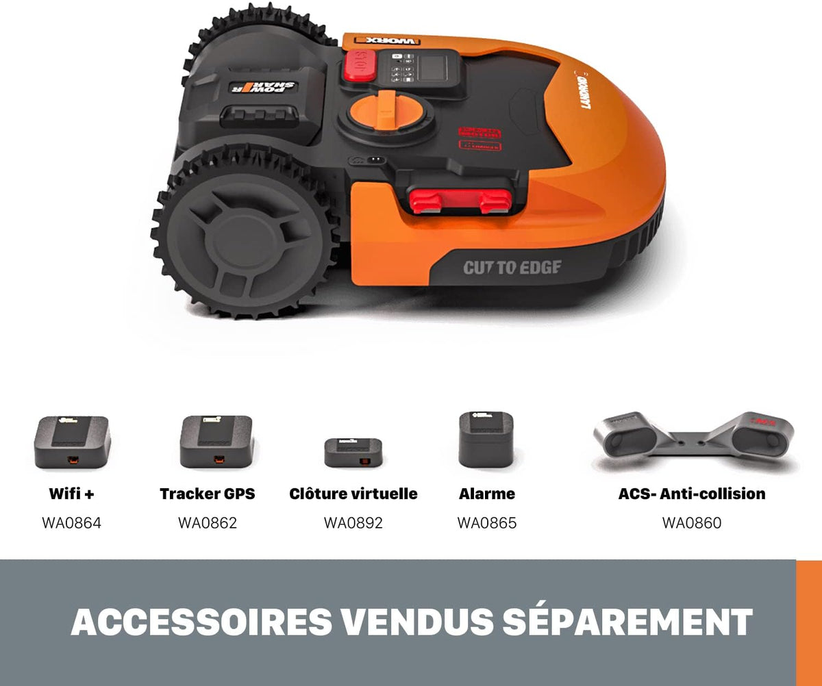 WORX Landroid M500 Plus WR165E Robot Koszący do 500 m²