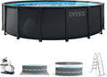 Intex Basen stelażowy okrągły Ultra XTR Frame 488x122 cm z pompą filtrującą (55216)