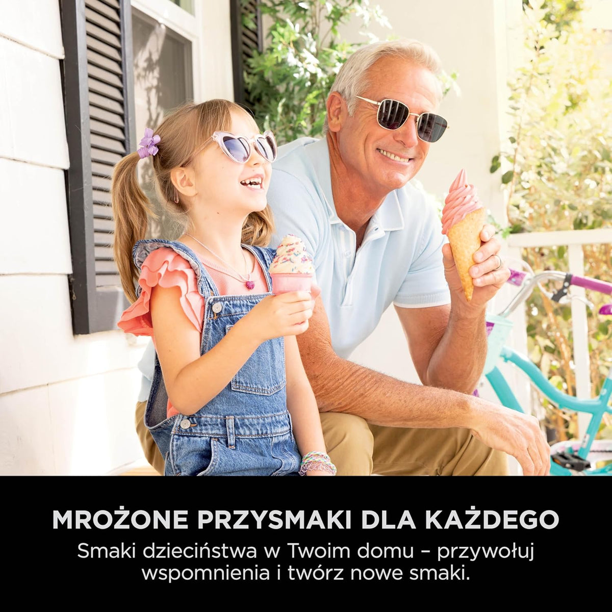 Ninja CREAMI Scoop & Swirl maszynka do lodów z 2 pojemnikami, 13 funkcji, przygotowuje lody, lody włoskie, gelato, sorbety, koktajle mleczne i inne desery, opcja dodatków, Srebrny, NC701EU